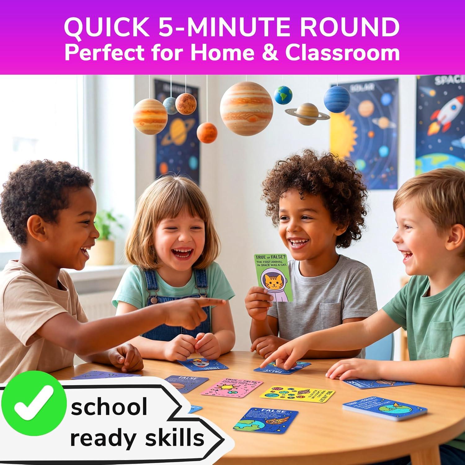 Best Educational Space Trivia – QUOKKA Kids Card Game for Family Night Review