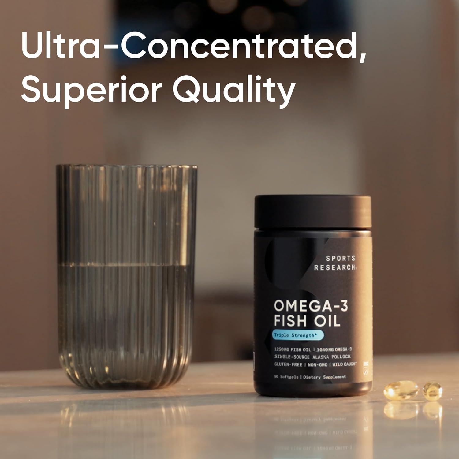 Best Fish Oil Supplement – Sports Research® Omega-3 Fish Oil 1250 Review